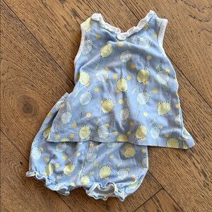 The Proper Peony Courtside Bloomer Set 12m GUC Tennis Baby Play Outdit